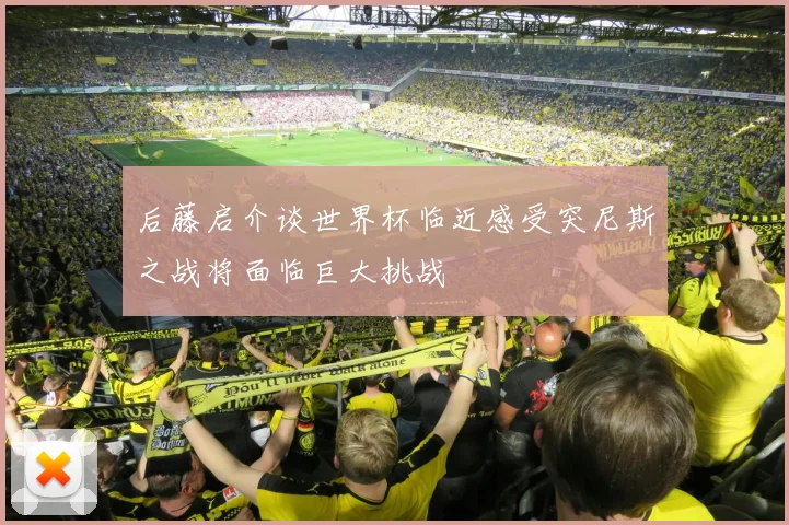 后藤启介谈世界杯临近感受突尼斯之战将面临巨大挑战